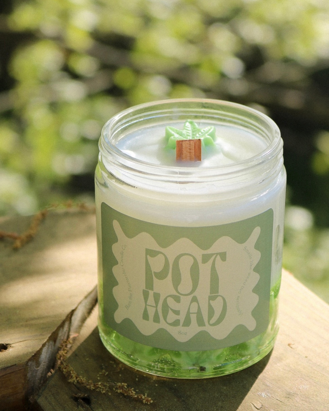Pot Head Candle