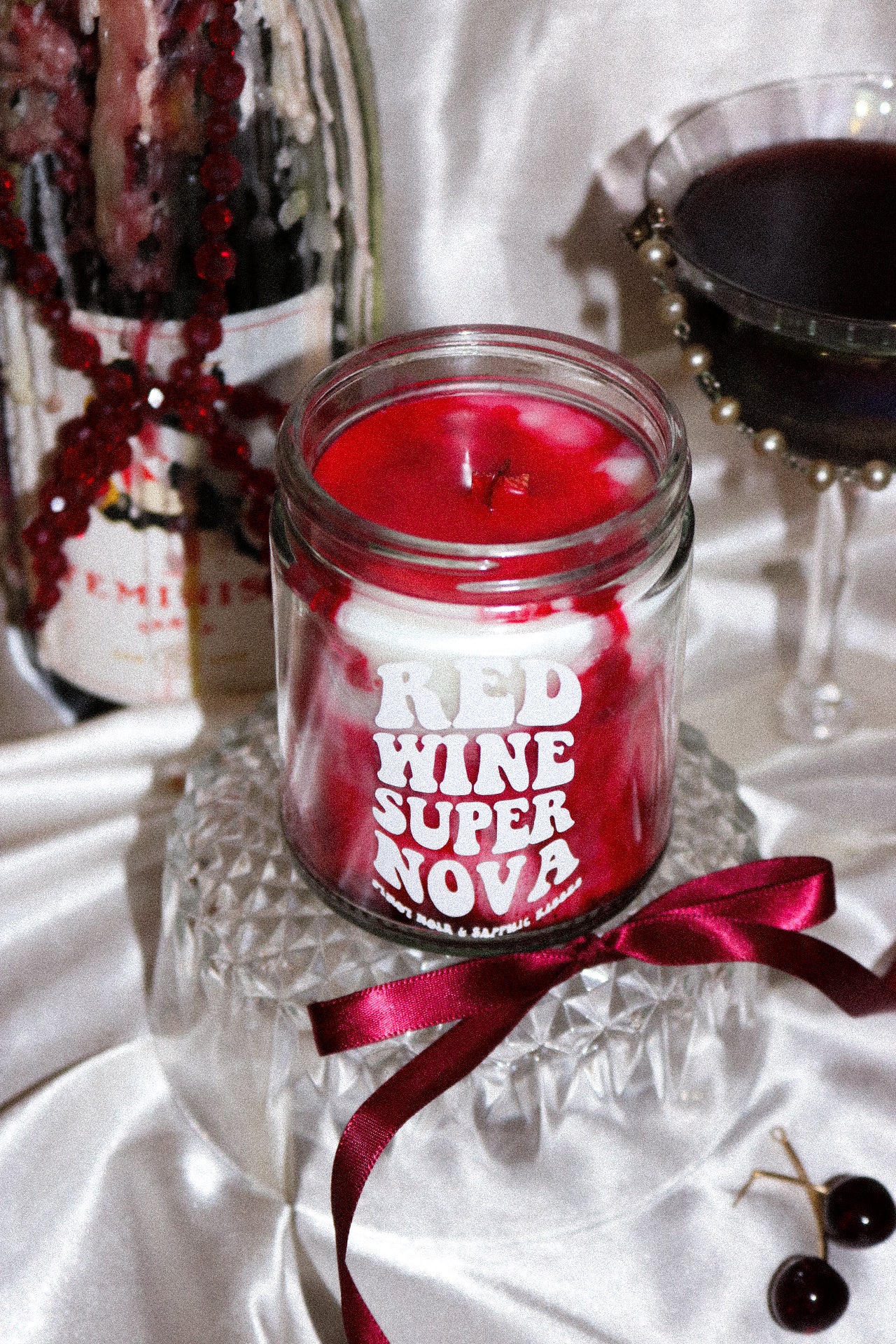 Red Wine Super Nova Candle