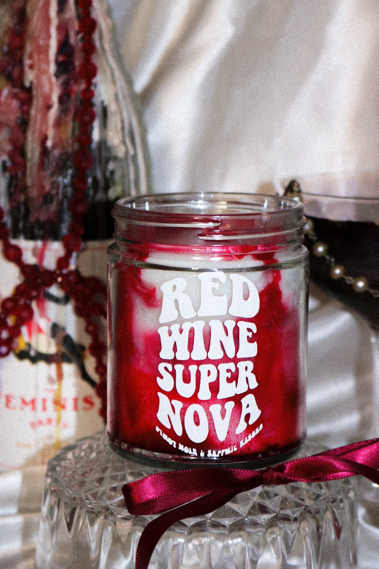 Red Wine Super Nova Candle