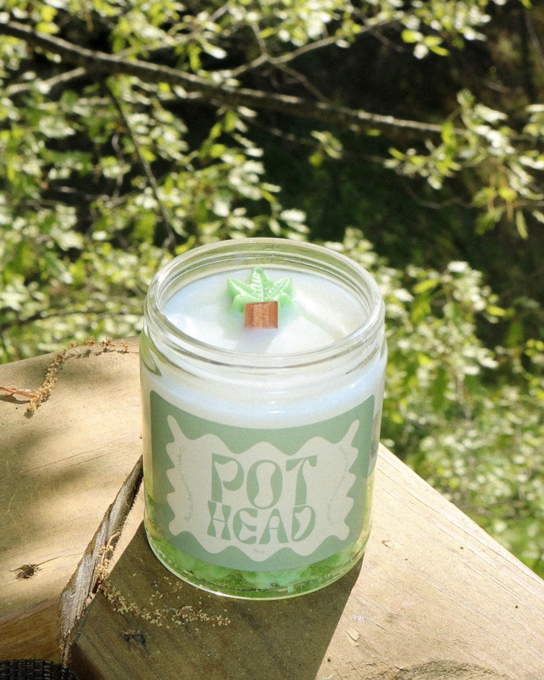 Pot Head Candle