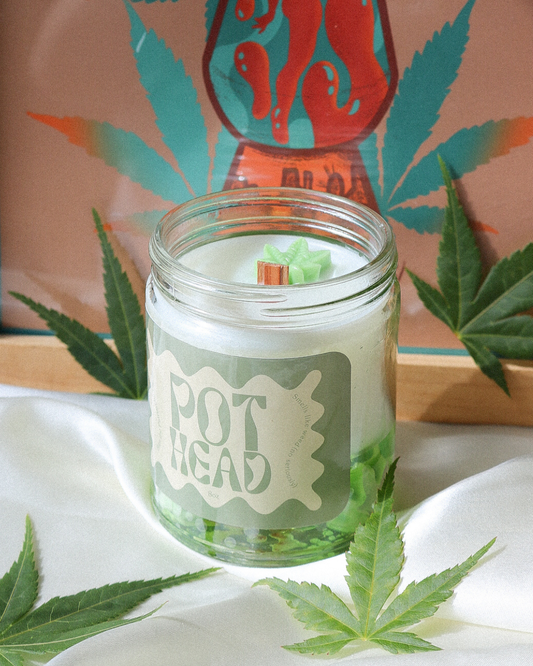 Pot Head Candle