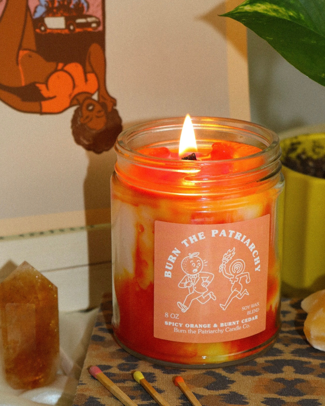 Burn the Patriarchy Candle