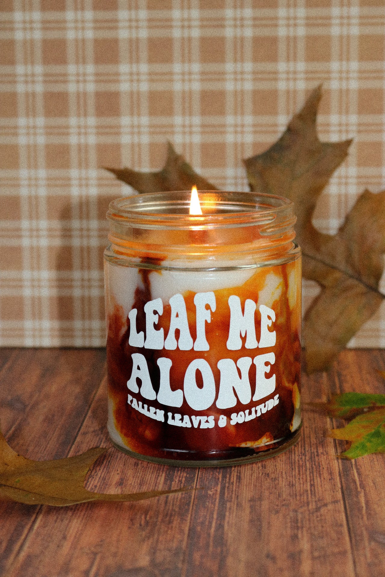 Leaf Me Alone Candle