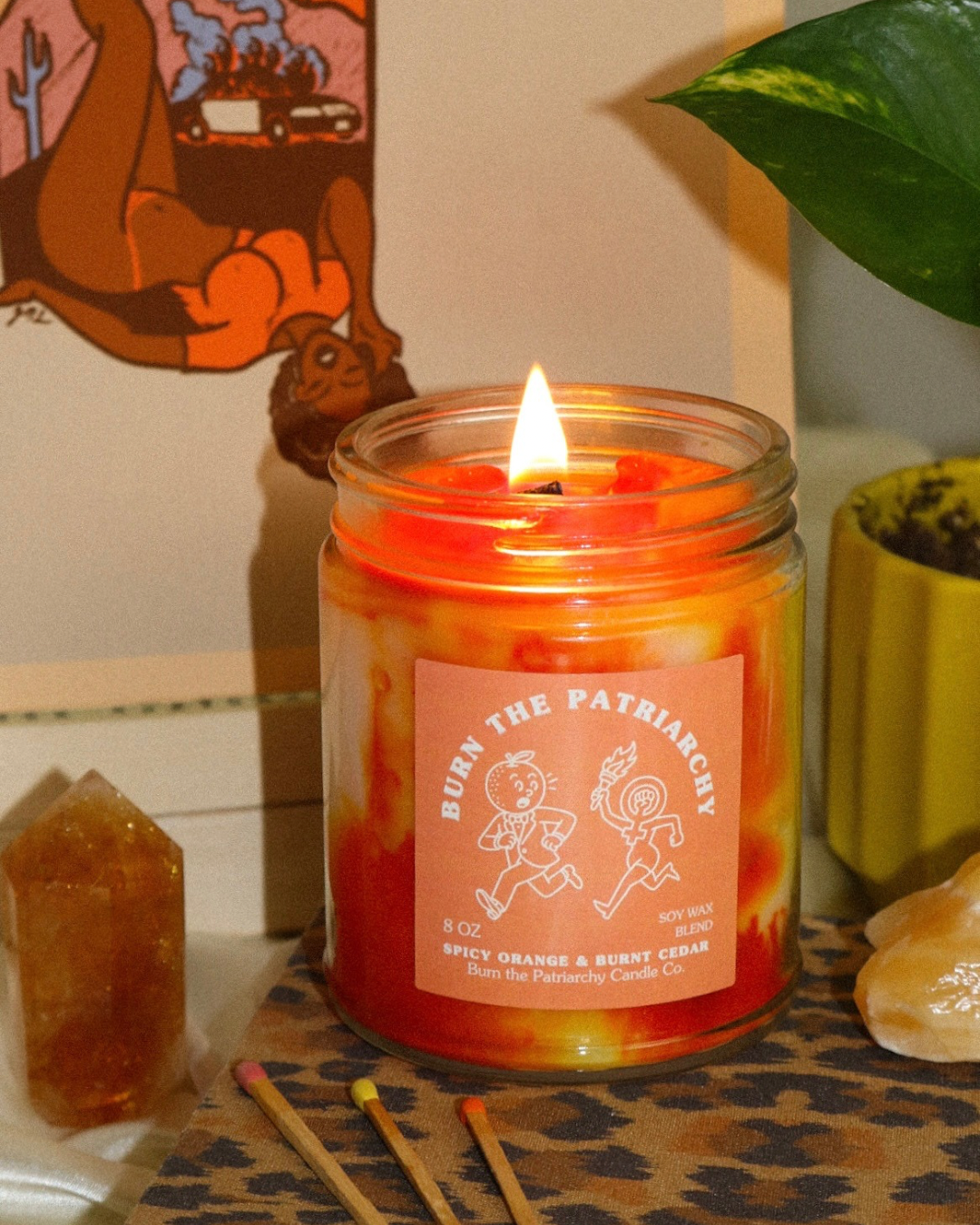 Burn the Patriarchy Candle