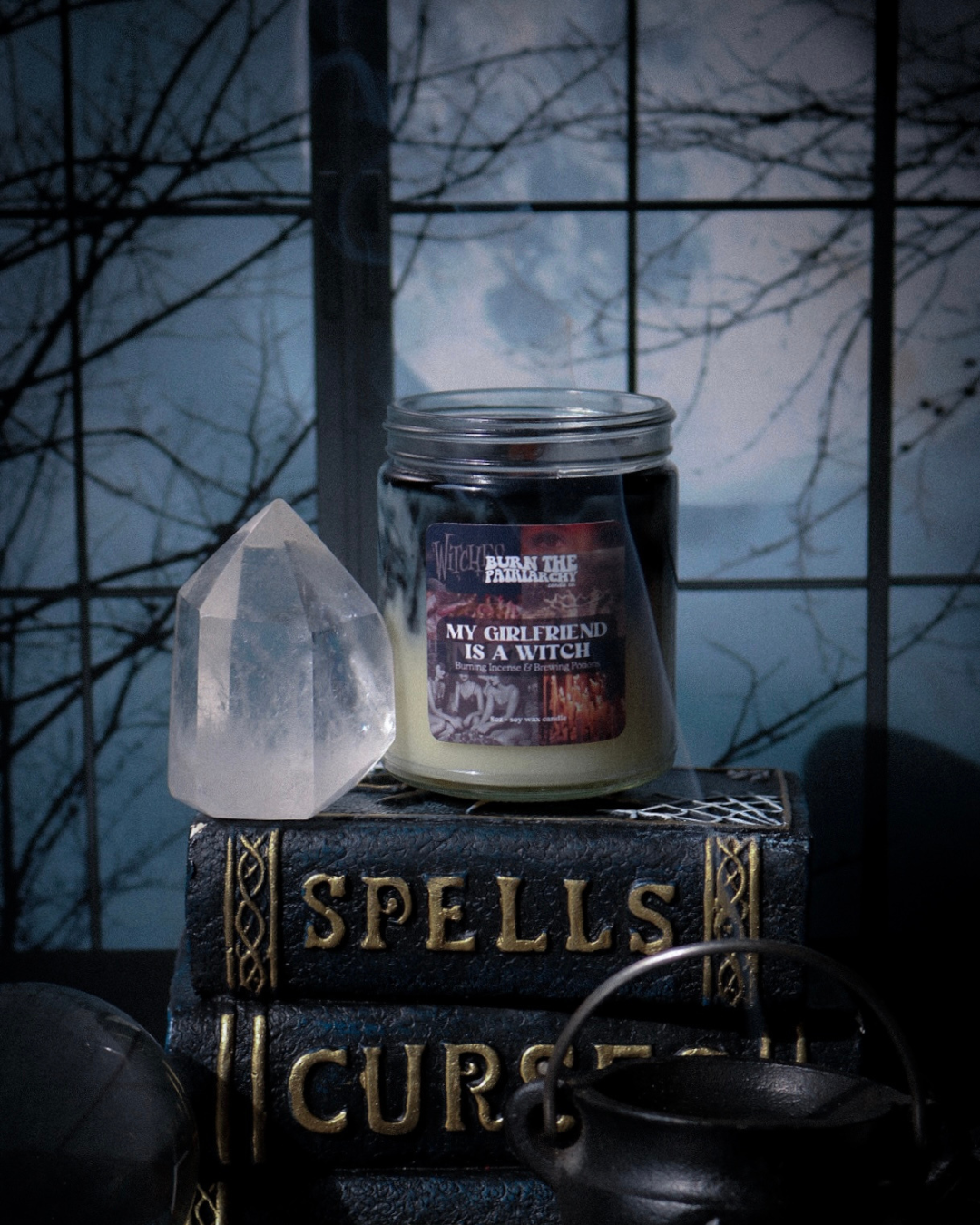 My Girlfriend Is A Witch 8oz candle