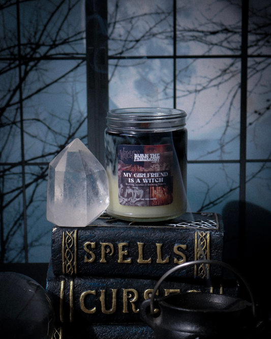 My Girlfriend Is A Witch 8oz candle