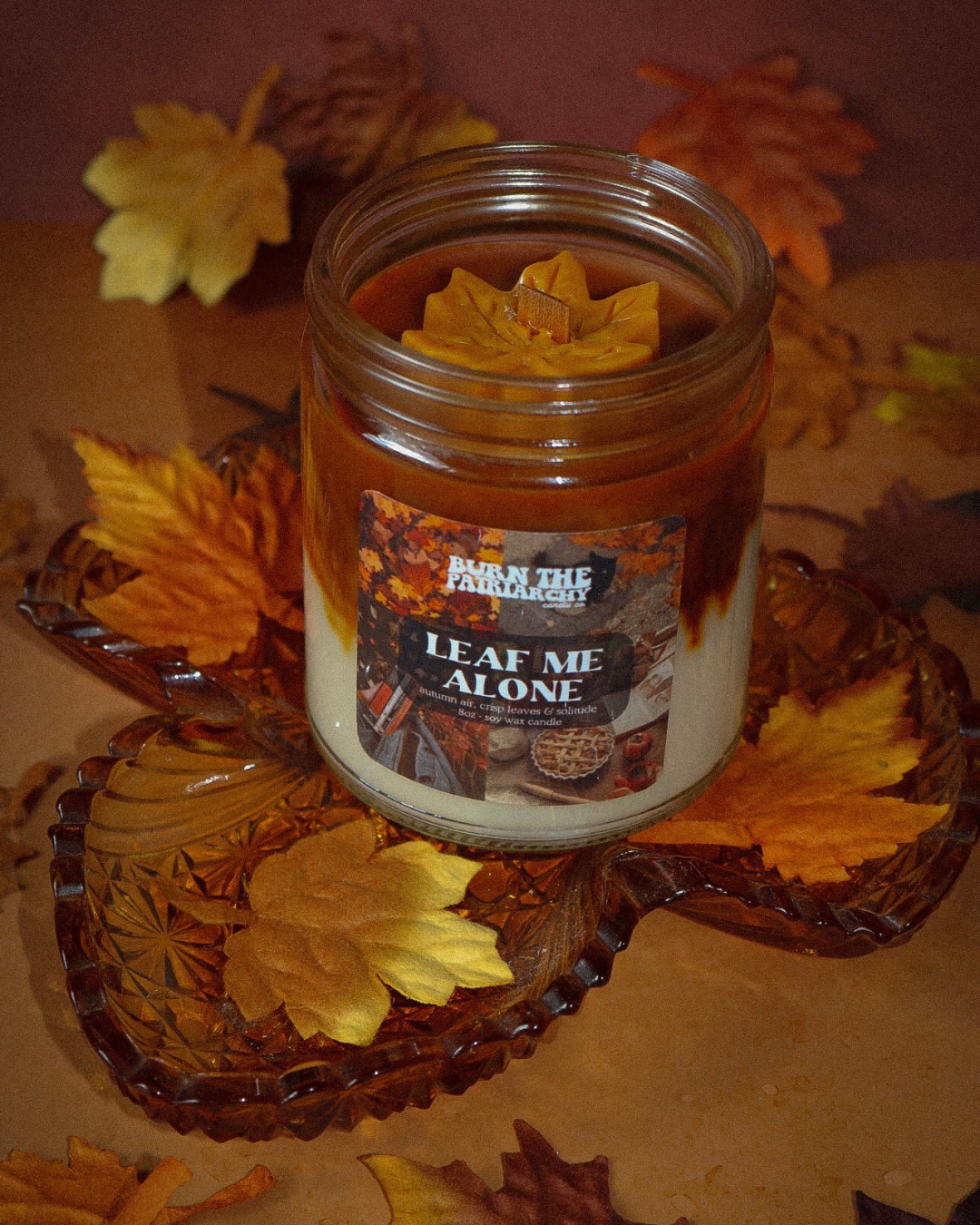 Leaf Me Alone 8oz candle